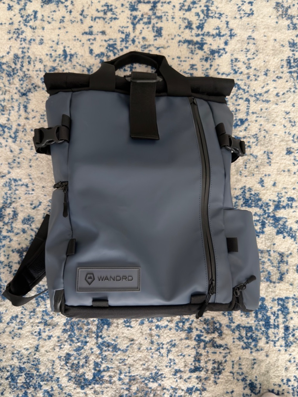 WANDRD Slate Blue Roll-Top Backpack- Weatherproof, camera, Carry-onCommuter Pack